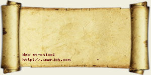 Isak Kašić vizit kartica